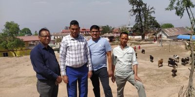 जिनिअ, नासु तथा कोष नियन्त्रक सरसँग स्वर्गद्वारी पिठको भ्रमण