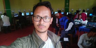 विध्याथीहरुलाई सूचना प्रविधि सम्बन्धी तालिम दिदै निराजन मावि सल्यानमा