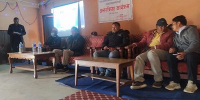 जिनिका र सरोकारवालाहरुसँग अन्तरक्रिया